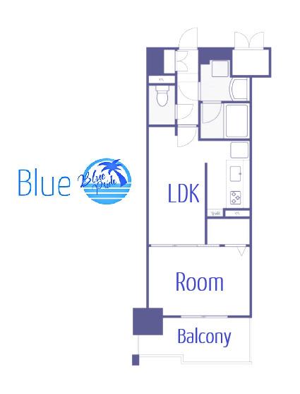 ベルラディエ新横浜(1LDK/8階)の間取り写真