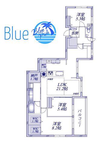 SANK VERDE(3LDK/2階)の間取り写真