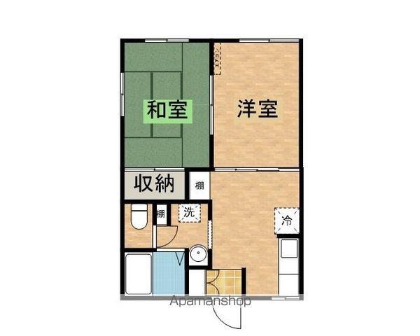 セフィラエス(2DK/1階)の間取り写真