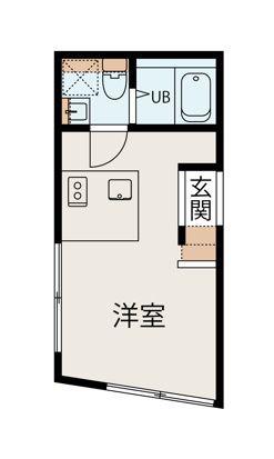 TRIAS220(ワンルーム/4階)の間取り写真