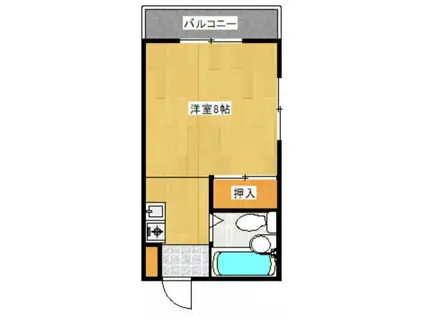 サンピア三滝(ワンルーム/3階)の間取り写真