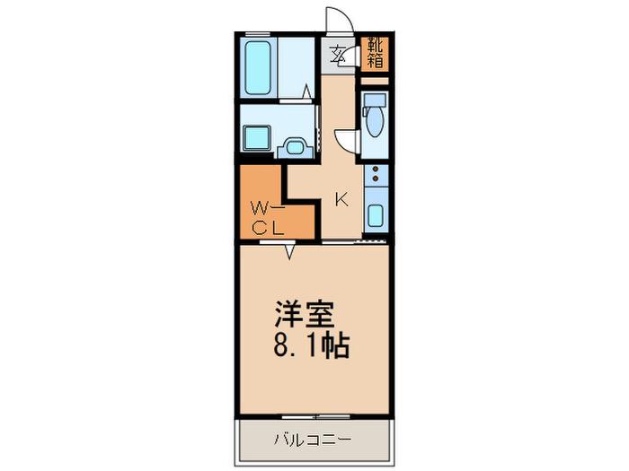 D-ROOM O-DIK GARDEN(1K/2階)の間取り写真