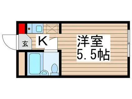 リバーシティ松戸(ワンルーム/3階)の間取り写真