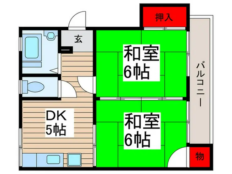 ベイコスモ 3階階 間取り