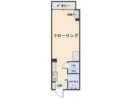 イルパラッツォ(ワンルーム/3階)の間取り写真