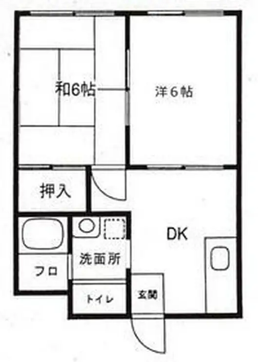 メゾン土志田 2階階 間取り