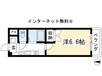サウザンドノース大塚(1K/3階)の間取り写真