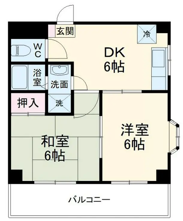 コートアネックス西川口 2階階 間取り