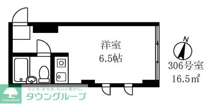 鶴田第一ビル 3階階 間取り