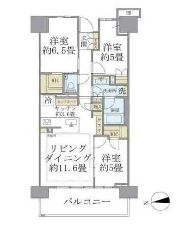 Brillia City 西早稲田 12階階 間取り