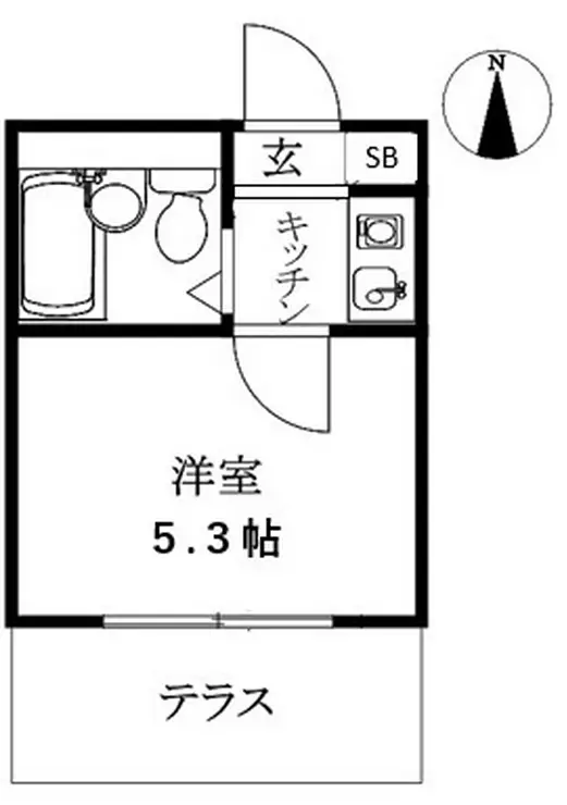 メゾネットスエヒロ 1階階 間取り