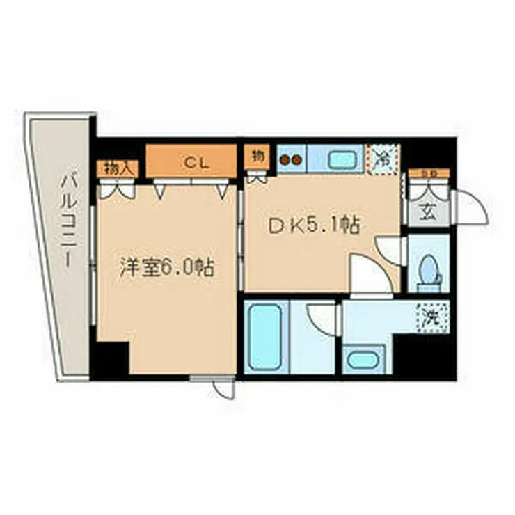 スタイル東上野 8階階 間取り