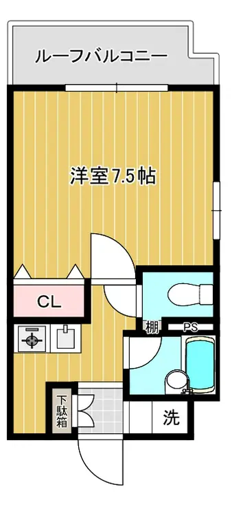 エクセレント中山 5階階 間取り