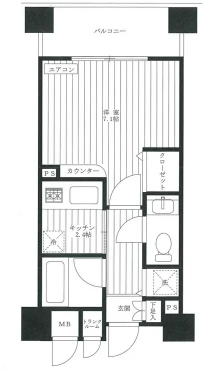 秀和溜池山王レジデンス 11階階 間取り