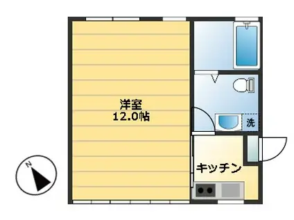 稲取トーエイビル(1K/2階)の間取り写真