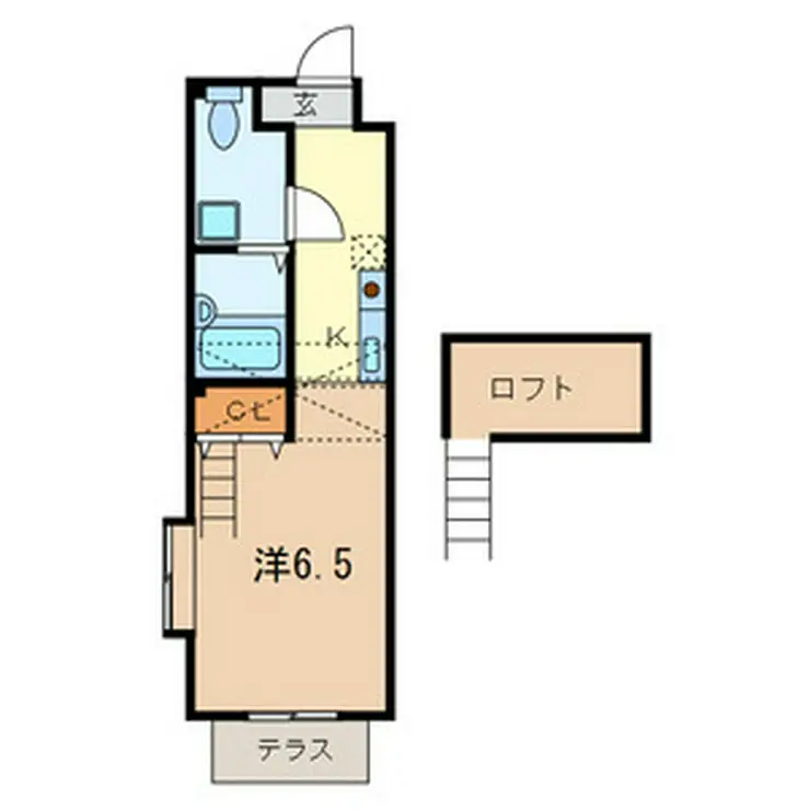 ナパージュ 1階階 間取り
