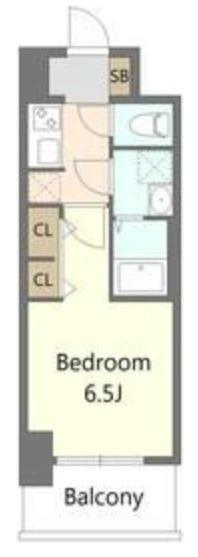 S-RESIDENCE堺ALTKLAS(1K/4階)の間取り写真