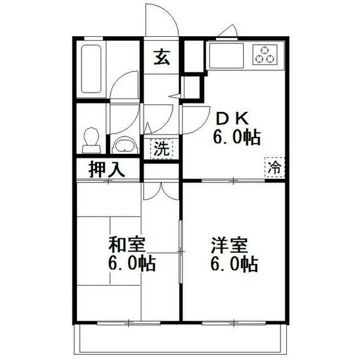 グリーンパレス 3階階 間取り