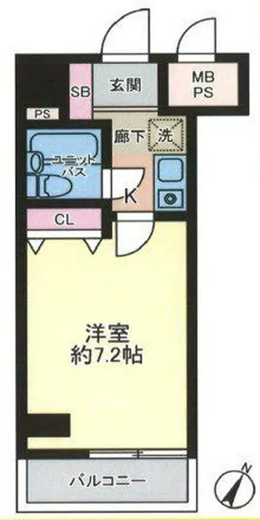 ライオンズマンション西が丘南 4階階 間取り