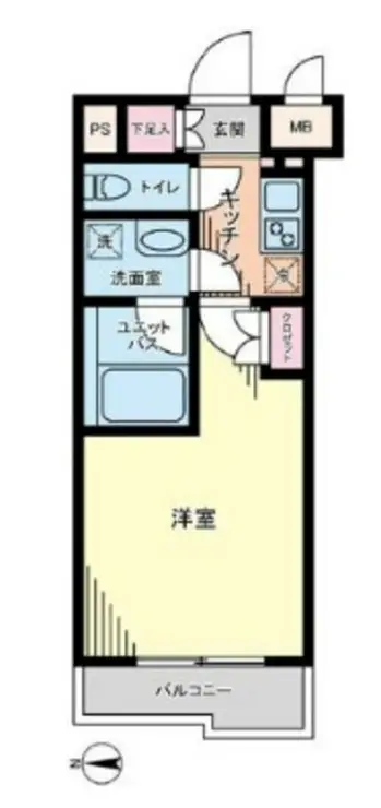 ルーブル高島平 4階階 間取り