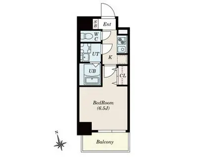 LIKES飯山満町A棟(1K/3階)の間取り写真