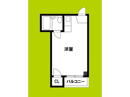 ピリカ平野宮町(1K/3階)の間取り写真