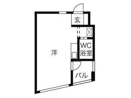 G&Y東桜(ワンルーム/6階)の間取り写真