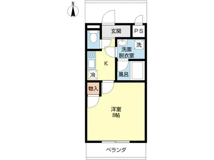 NASU26(1K/1階)の間取り写真