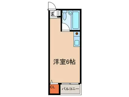 ダイドーファイブ(ワンルーム/5階)の間取り写真