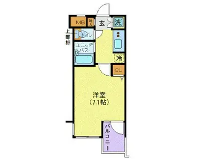 アーバイル本郷東大前(1K/6階)の間取り写真