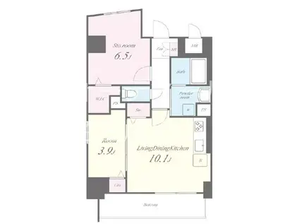 プラッツ名駅(2LDK/5階)の間取り写真