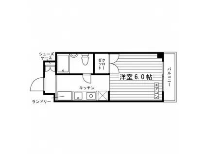 スチューデントプラザアイ(1K/4階)の間取り写真