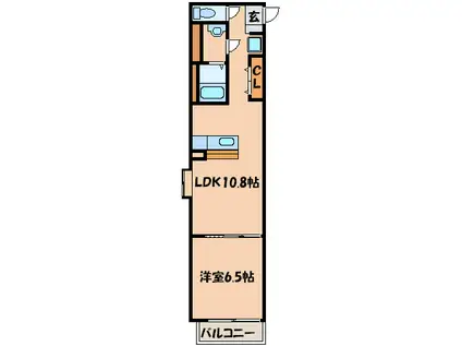 POGGIO AL SOLE DUE(1LDK/1階)の間取り写真