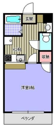 エステート安里(1K/5階)の間取り写真