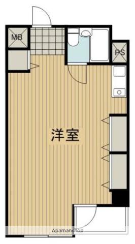 ライオンズプラザ新横浜(ワンルーム/8階)の間取り写真