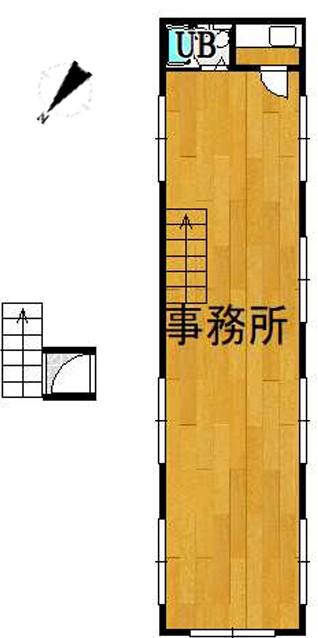 ブルーランス(1K/4階)の間取り写真