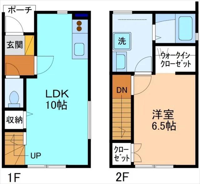 サン・ステージ掛尾 A棟(1LDK/1階)の間取り写真