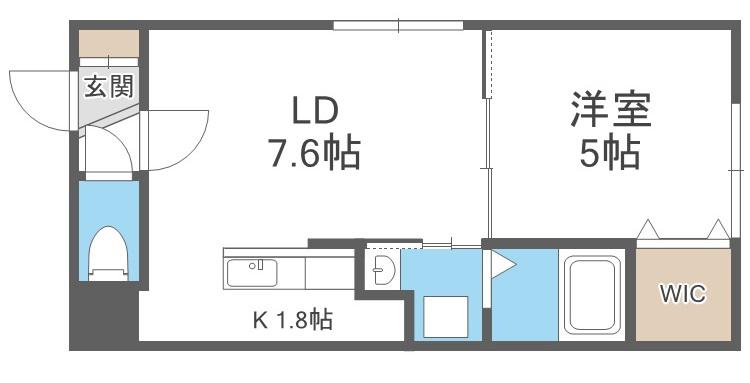 RENT新札幌(2LDK/4階)の間取り写真