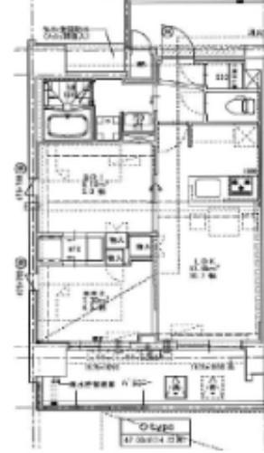 S-RESIDENCE錦糸町パークサイド(1SLDK/9階)の間取り写真