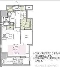 アーバネックス谷町四丁目(1LDK/2階)の間取り写真