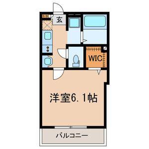 REVE大宮(1K/1階)の間取り写真