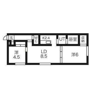 FELICE.N35(2LDK/2階)の間取り写真