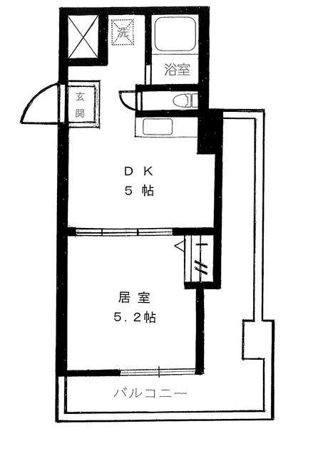 エバークレスト天王町(1DK/3階)の間取り写真