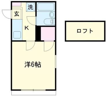 VILLA510II(1K/1階)の間取り写真