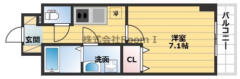 S-RESIDENCE HOMMACHIMARKS(1K/5階)の間取り写真