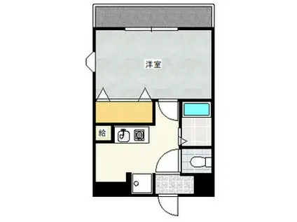 コーポ社台(ワンルーム/2階)の間取り写真