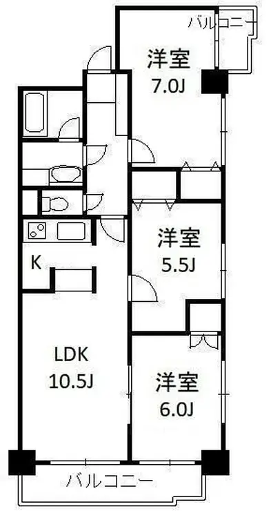 トレシア南大泉 1階階 間取り