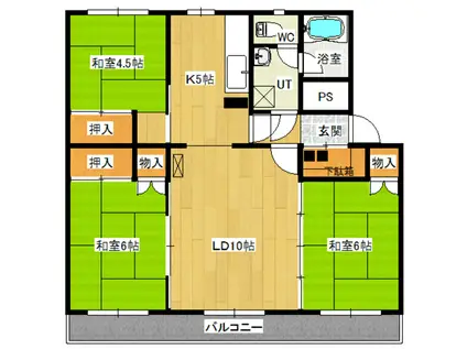 MOTOMACHI715(3LDK/1階)の間取り写真