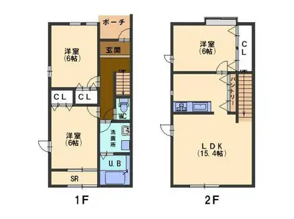 ラ・コリーナ(3LDK)の間取り写真