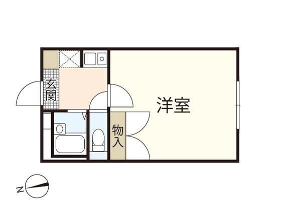 レオパレス泉(1K/2階)の間取り写真